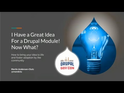 Preview image for the video "I have a great idea for a module! Now what?".