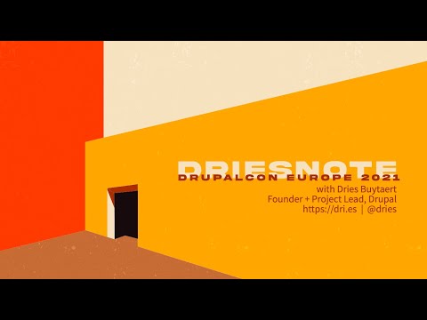 Preview image for the video "Driesnote / DrupalCon Europe 2021".