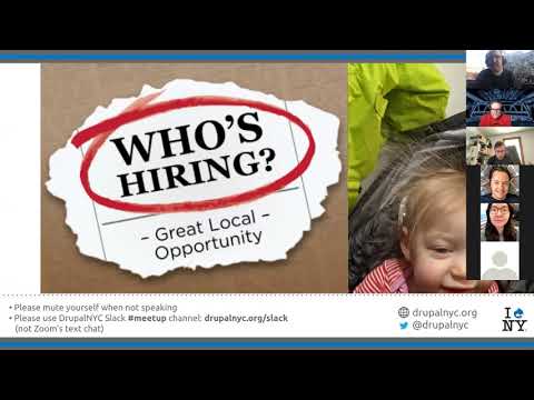 Preview image for the video "Virtual Drupal NYC Meetup April 7th, 2021 (full meetup)".